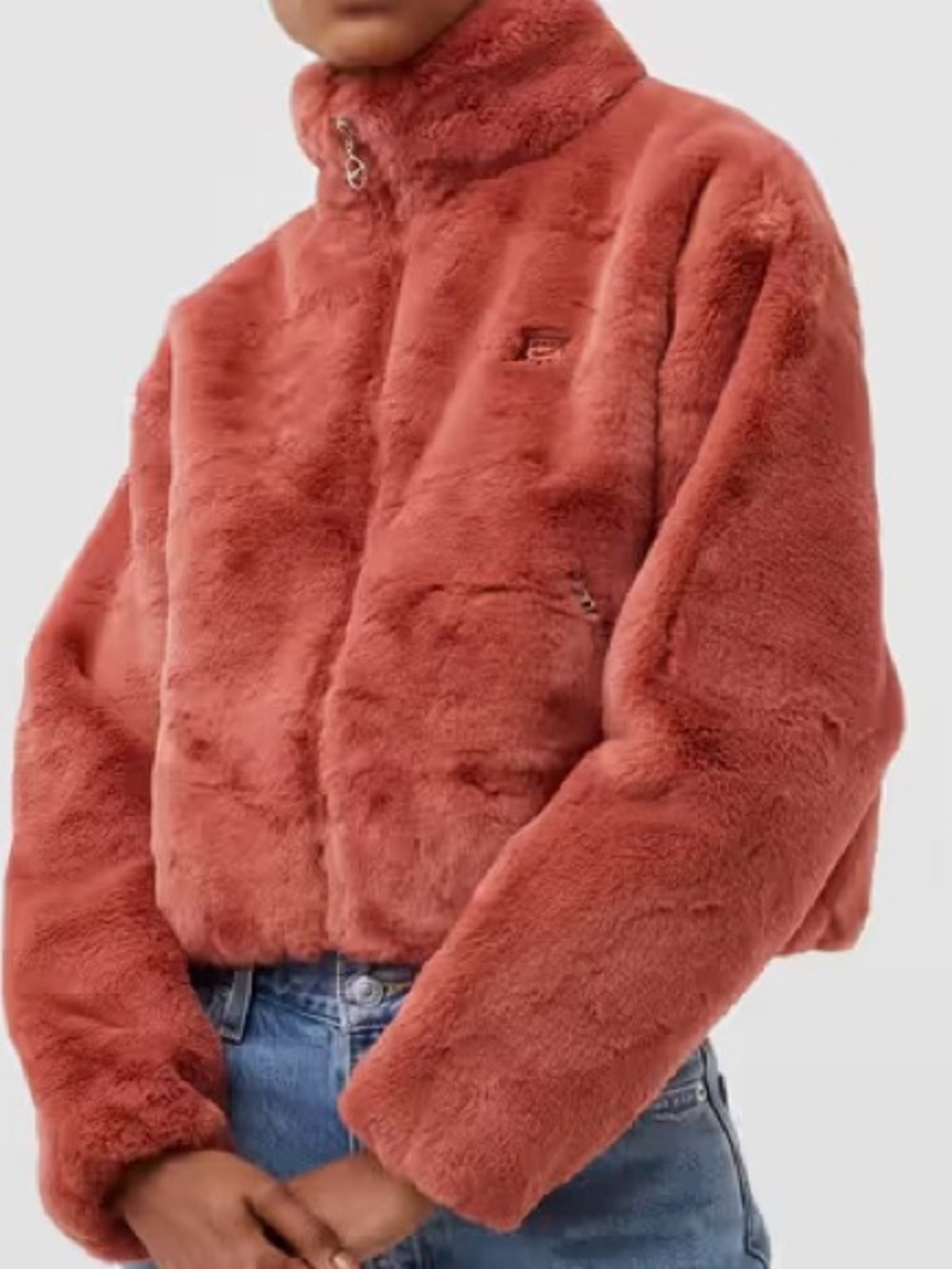 Nike Coral Faux-Fur Jacket - Picture 4 of 10